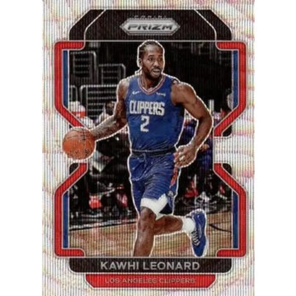 2021-22 Panini Silver Prizm Kawhi Leonard 71 Los Angeles Clippers